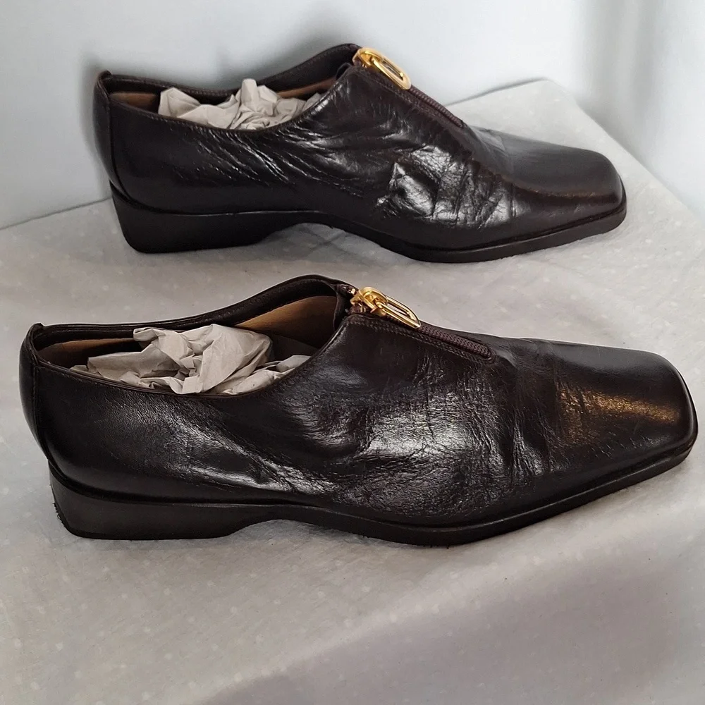 Botticelli Brown Leather Loafers